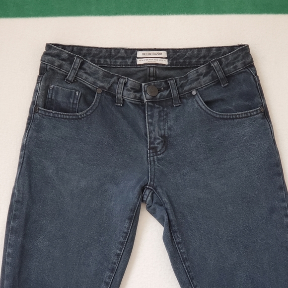 One Teaspoon Black Freebirds Distressed Jeans Size 25 - Picture 5 of 13